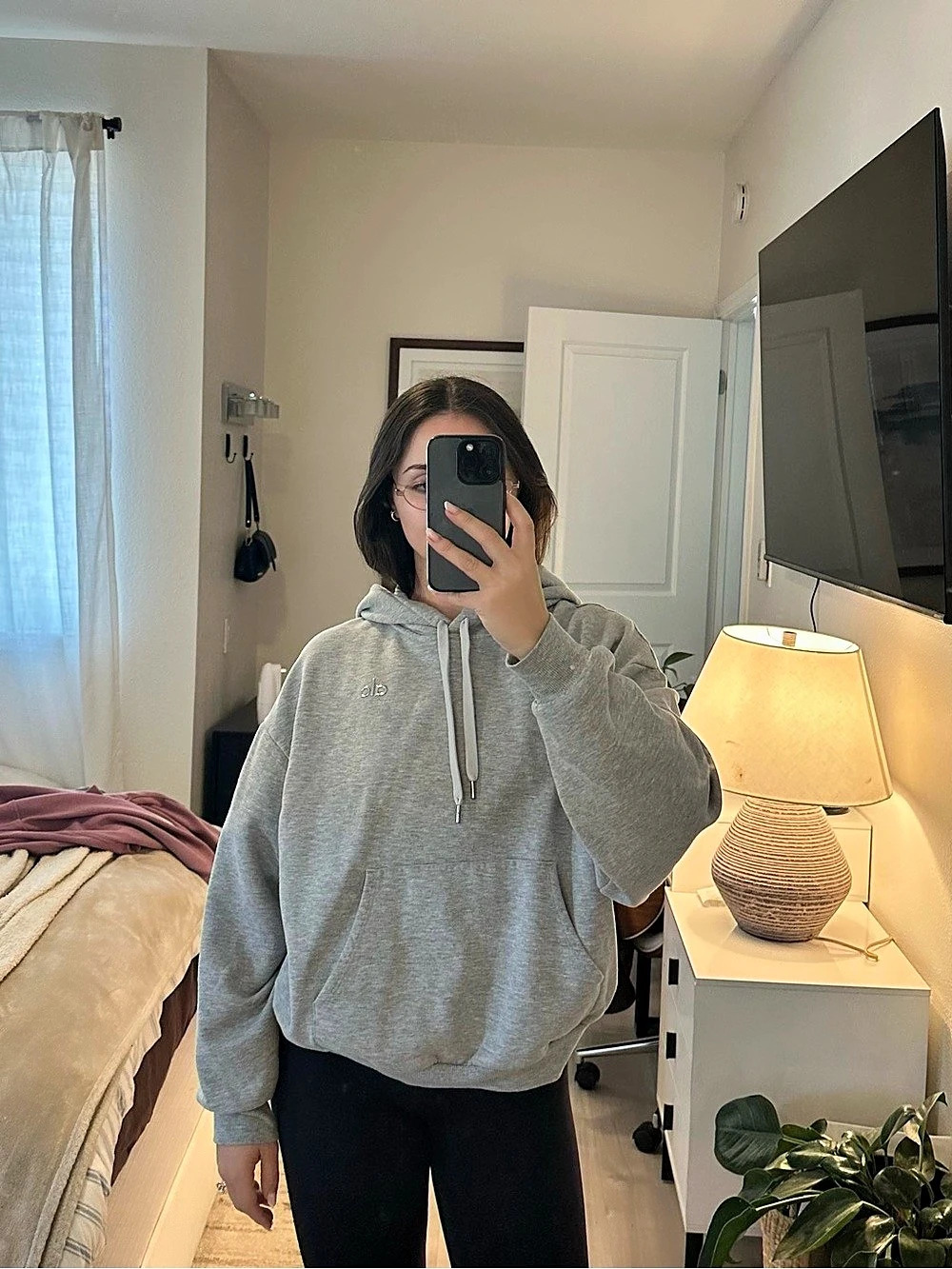Alo Yoga Accolade Hoodie Gray